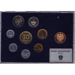 AUSTRIA DIVISIONALE 1983 PROOF SET COINS